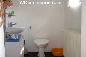 WC po rekonstrukci