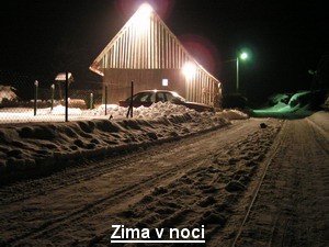Zima v noci